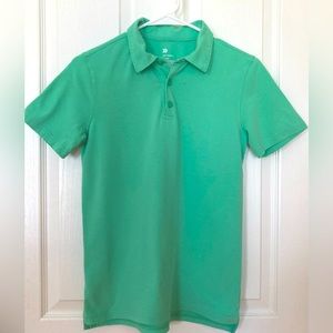 All in Motion:  Boys’ Short Sleeve Golf Polo (size Large 12-14 in Spring Green)